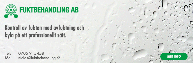 Fuktbehandling AB | kontroll av fukten med avfuktning och kyla på ett professionellt sätt.
