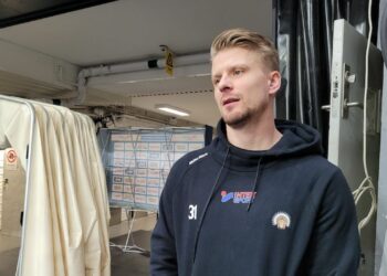 Nicklas Lasu snackade slutspelsallvar, målskytte och tron hos Frölundas spelare just nu.