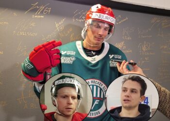 Loui Eriksson med Linus  Nässén och Ryan Lasch. Kan det bli succé, eller vad tror ni?