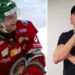 Ryan Lasch och Kalle Henriksson, på olika sätt två huvudfigurer i Frölunda i går.