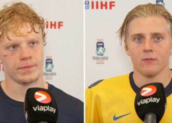 Åke Stakkestad och Emil Andrae, får de med sig fler svenska spelare i natt mot Finland? Fler behöver kliva fram, annars blir det jobbigt.
